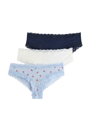 Lindex, WILMA BRAZILIAN BRIEFS 3-PACK - Brazilian-trusser - light blue