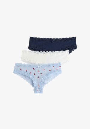 Lindex, WILMA BRAZILIAN BRIEFS 3-PACK - Brazilian-trusser - light blue