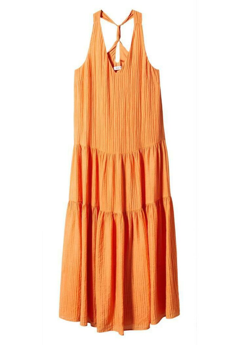 Mango Maxi-jurk oranje