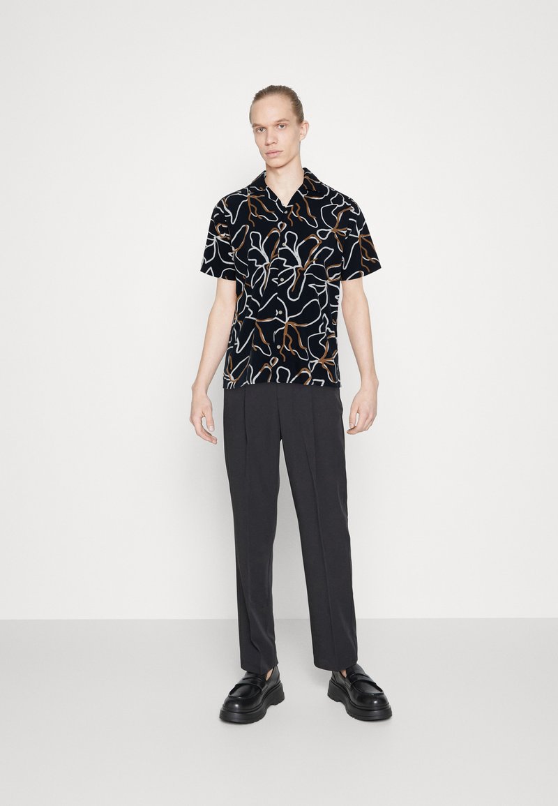 JACK & JONES ESSENTIALS slim fit overhemd JJELINEN grijs