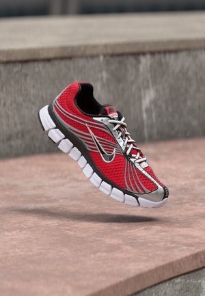 Nike Sportswear, ZOOM SKYLON 11 - Baskets basses - university red/black/metallic silver-coloured/white