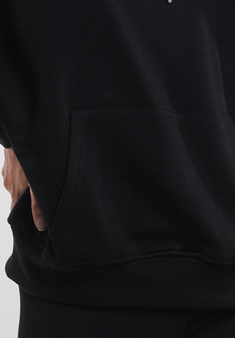 Damen Sweatshirts | Tom Barron Kapuzenpullover schwarz - BD23052 Damen Sweatshirts | Tom Barron Kapuzenpullover schwarz - BD23052