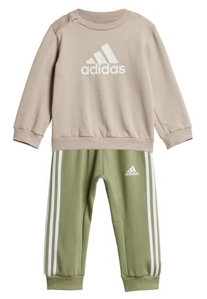 adidas Performance, BADGE OF SPORT - Tuta - beige white