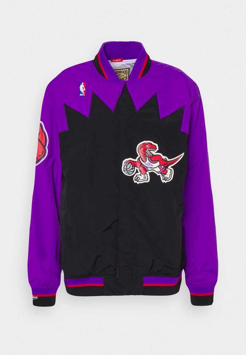 Mitchell & Ness NBA TORONTO RAPTORS AUTHENTIC WARM UP JACKET - Ρούχα για κλαμπ - purp