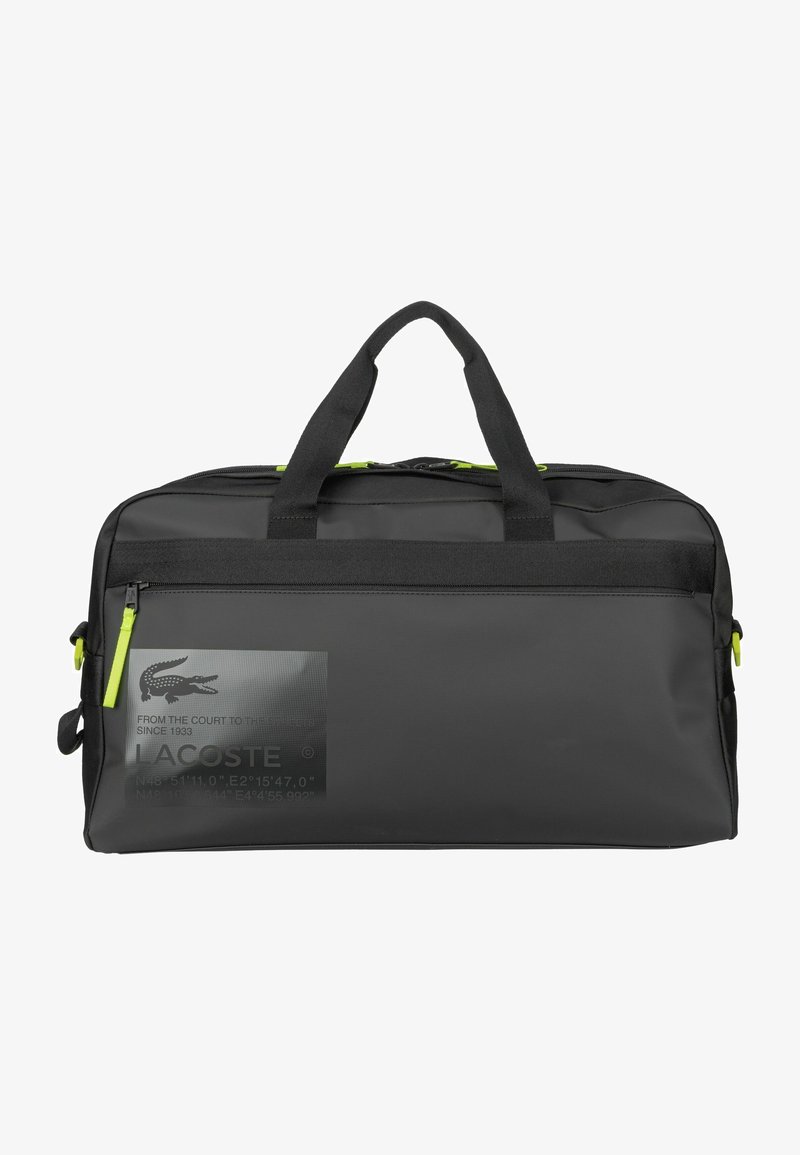 Lacoste Borsa da viaggio - black lime/nero Lacoste Borsa da viaggio - black lime/nero