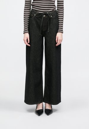 BROOKLYN - Relaxed fit jeans - black rinse