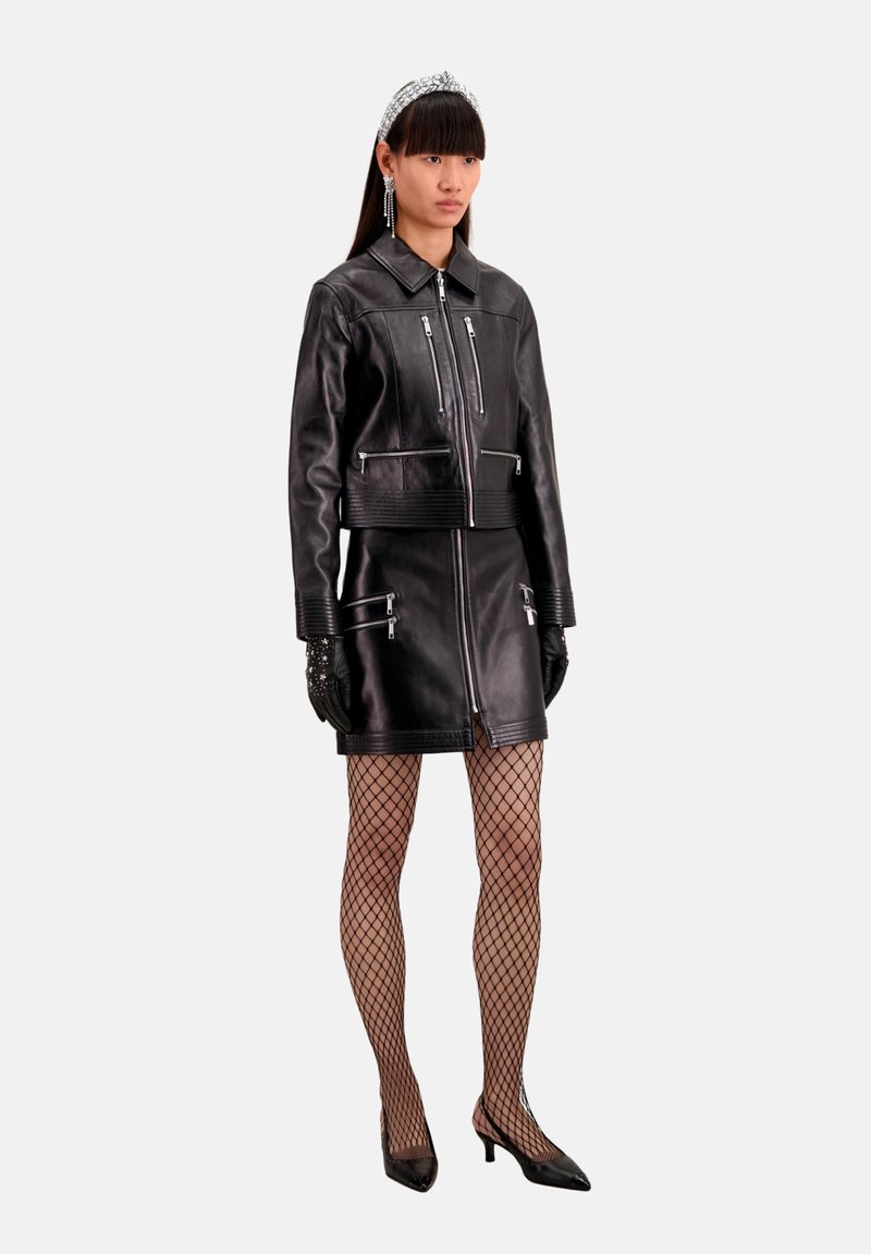 The Kooples Veste en cuir - black/noir - ZALANDO.FR