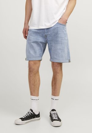 Jack & Jones ICHRIS - Farmer rövidnadrágok - blue denim