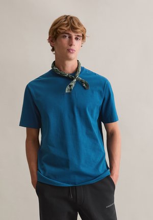 DFC RELAXED AUS MITTELSCHWEREM - T-Shirt basic - coastal blue