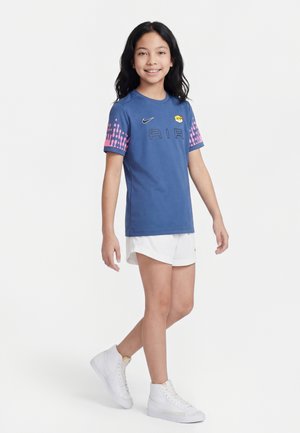 Nike Performance KYLIAN MBAPPE UNISEX - Sportiniai marškinėliai trumpomis rankovėmis - mystic navy/pinksicle