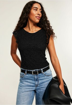 SHORT SLEEVE - Printtipaita - black