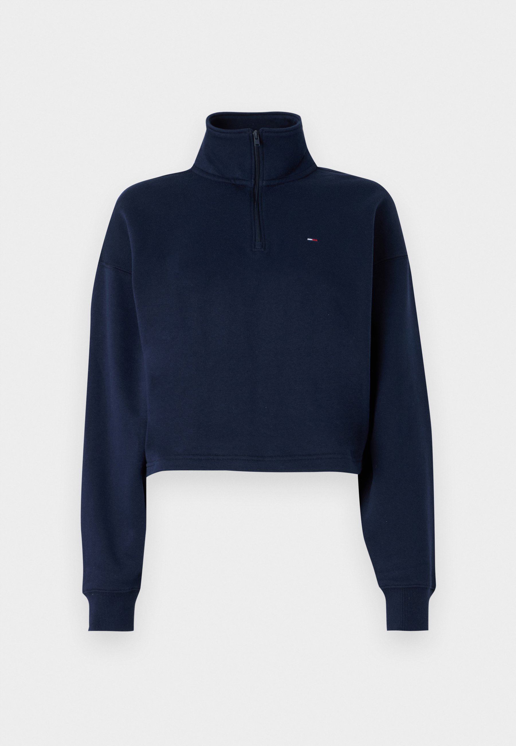 売れ筋商品|||トミーヒルフィガー パーカー・スウェットシャツ レディース アウター TJW ZIP MOCK NECK - Sweatshirt - dark night navy Tommy Jeans ZIP MOCK NECK - Sweatshirt - dark night navy
