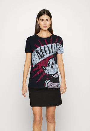 MICKEY BOOM - Print T-shirt - black