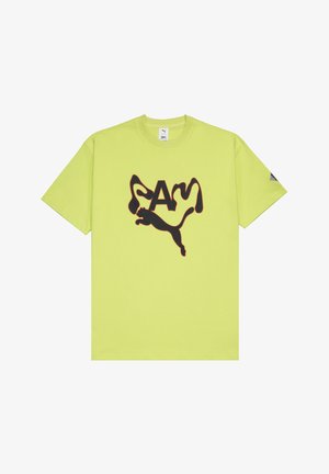 Puma P.A.M. GRAPHIC - Camiseta estampada - gruen