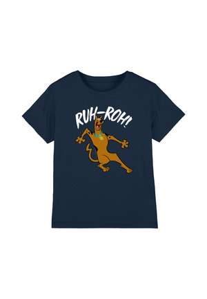 Warner Brothers, SCOOBY DOO RUH ROH UNISEX - Print T-shirt - dark blue
