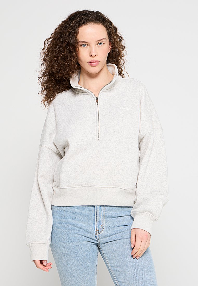 Abercrombie & Fitch Sweater lichtgrijs