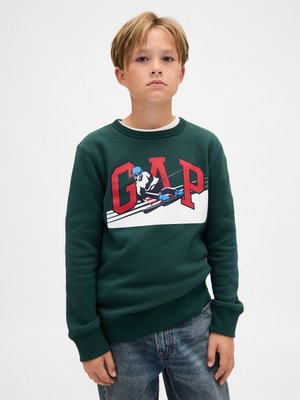 GAP KIDS GRAPHIC LOGO SWEATSHIRT - Športni pulover - deep hunter