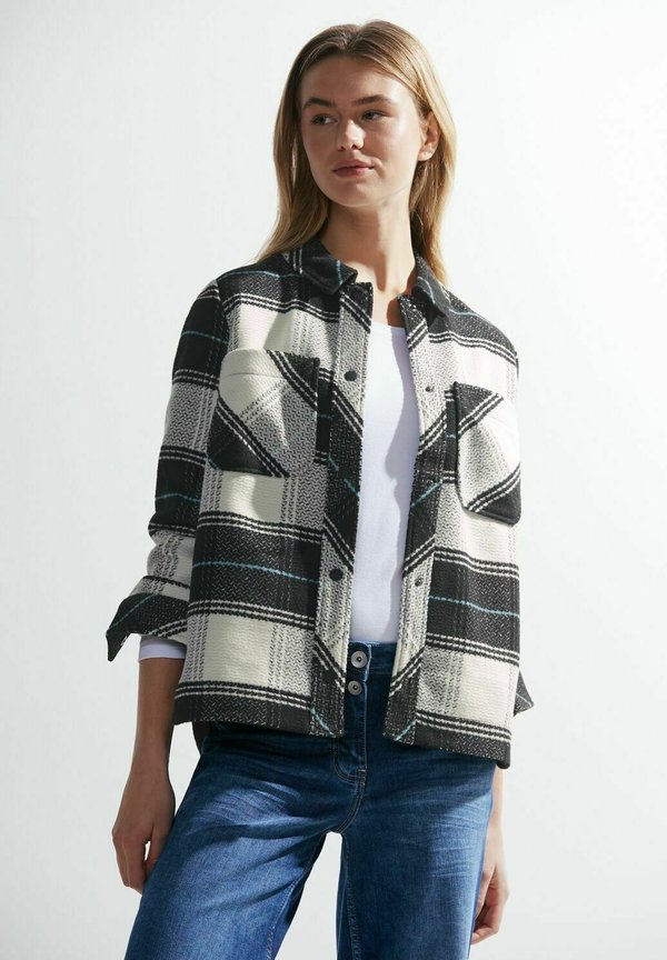 KARIERTE ÜBERGANGS - Leichte Jacke - schwarz