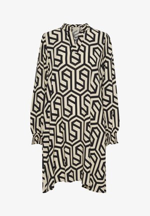 Must mustriga mustri mustre, must’oct jubendi tuhke tootevarstuga, eri eris hülge, kergest kangast.