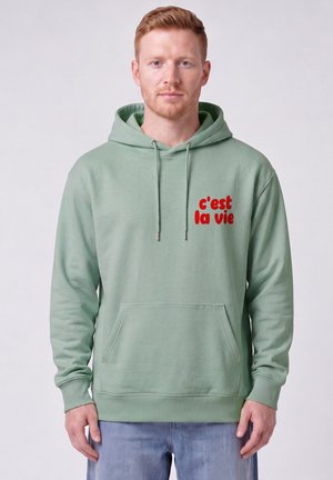 watapparel, CEST LA VIE UNISEX - Kapuzenpullover - aloe
