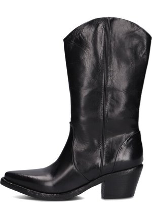 CHAYA 2-A - Cowboy-/Bikerlaarsjes - zwart