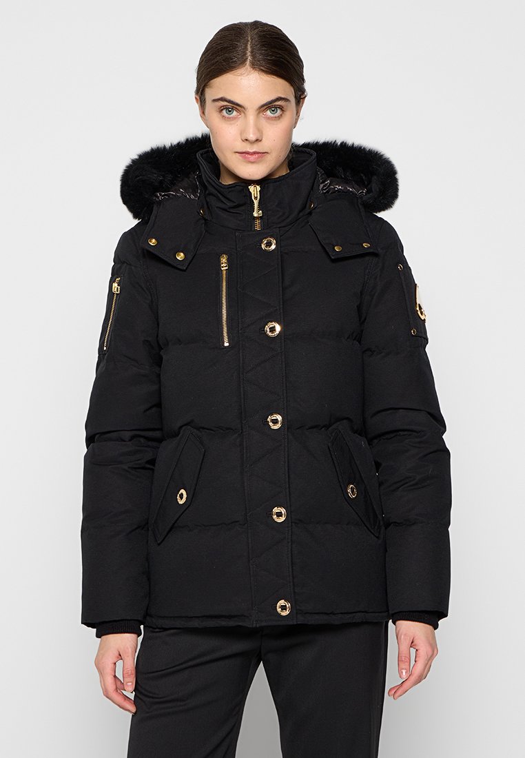 Moose Knuckles Gewatteerde jas zwart