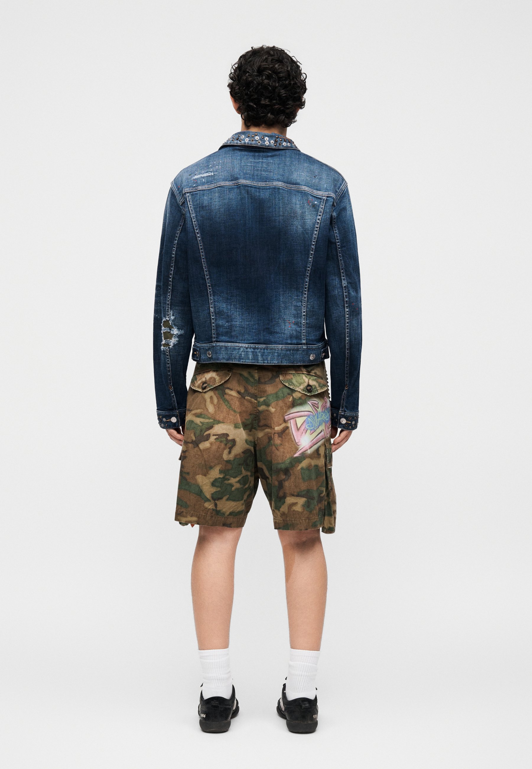 Dsquared2 JEAN JACKET - Denim jacket - navy blue/dark blue