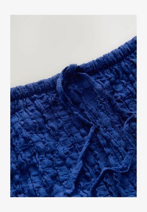 Next, TEXTURED DRAWSTRING - Shorts - blue
