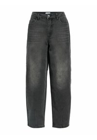 BARREL FIT - Straight leg jeans - black
