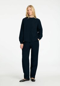 Selected Femme SLFBLAIR - Tygbyxor - dark sapphire