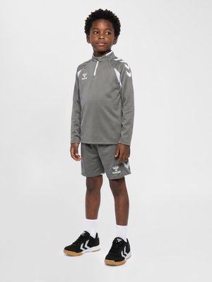 Hummel, 2.0 HALF ZIP  - Long sleeved top - steel gray white