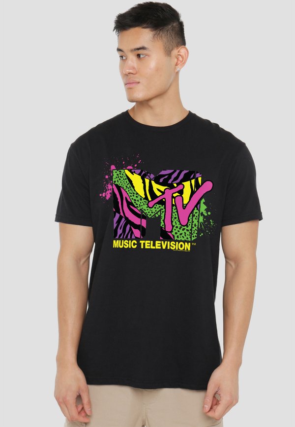 MTV ANIMAL PRINT LOGO - T-Shirt print