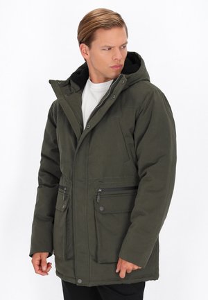 Jachetă parka - olive
