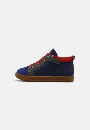 BOUBA BI ZIP - Sneakersy niskie - blue/anthracite/red