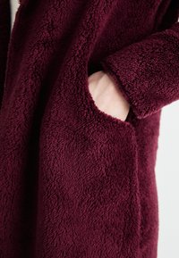ONLY ONLCONTACT LONG COAT - Φλις μπουφάν - burgundy