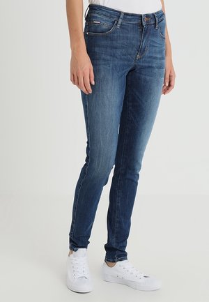 Skinny-Farkut - dark-blue denim