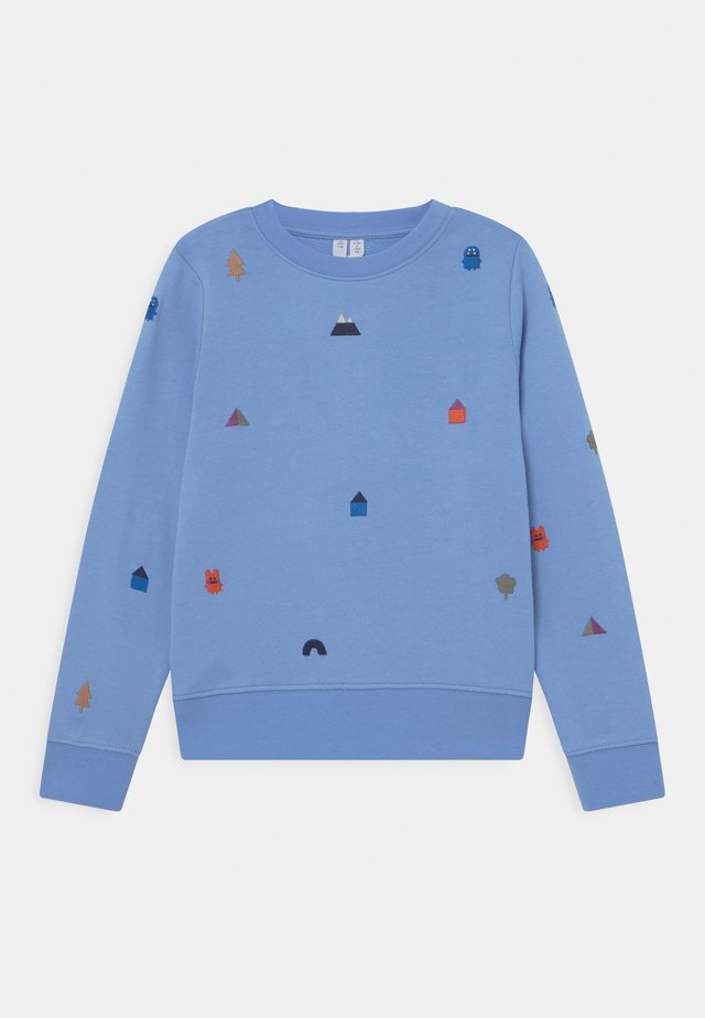 Sweater - blue/white