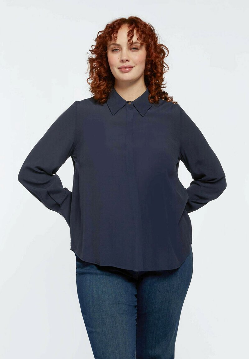 Fiorella Rubino Overhemdblouse blauw