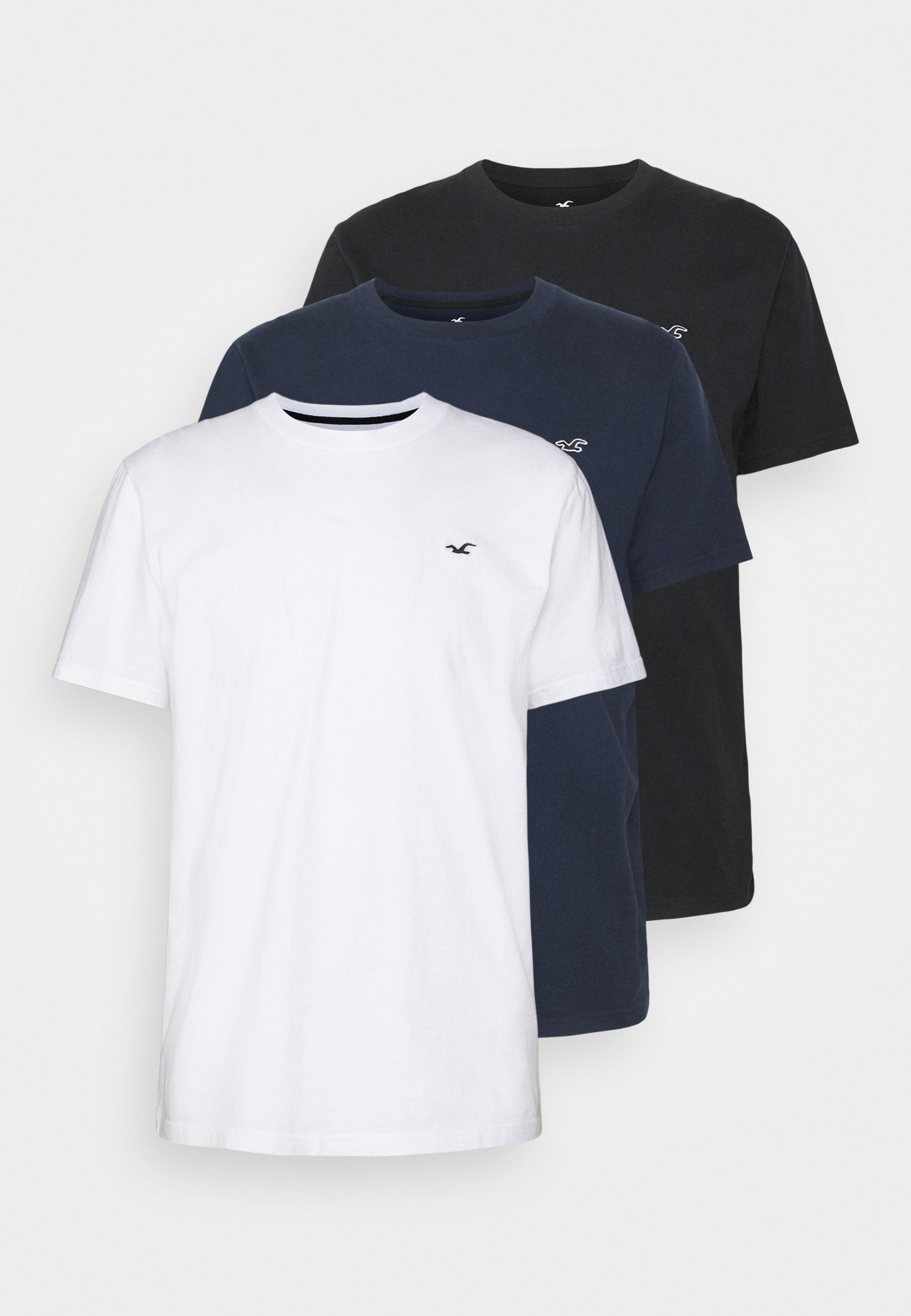 Hollister Co. CREW CHAIN 3 PACK - T 