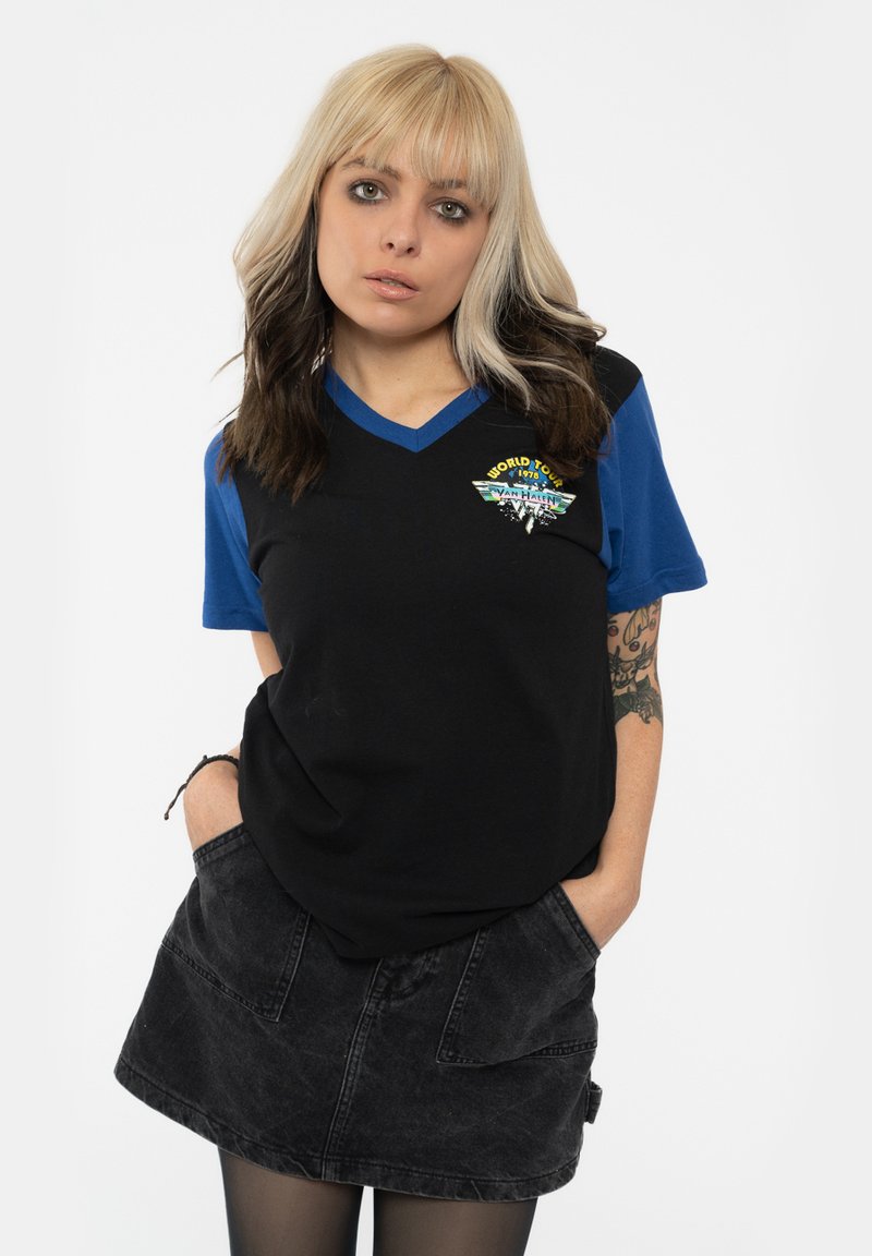 Paradiso Clothing VAN HALEN TOUR DATES RAGLAN - Print T-shirt - black