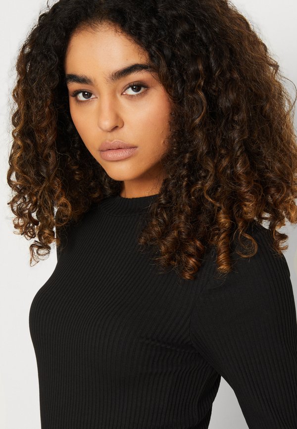 CIRC LONG SLEEVES MIDI HIGH SLIT DRESS - Jumper dress3