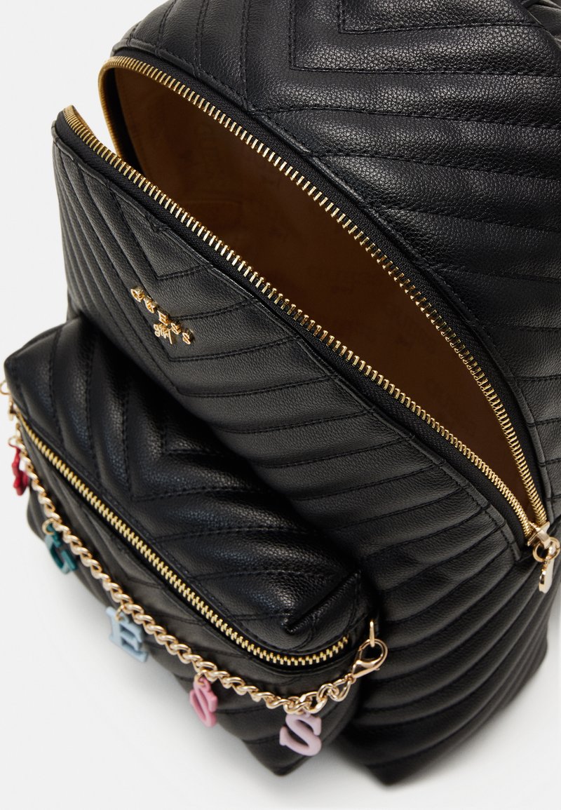 Guess JUNIOR SMALL BACKPACK - Rucksack - jet black/black 