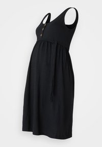 MAMALICIOUS MLEVI LIA DRESS - Robe en jersey - black