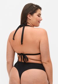Zizzi EINFARBIGER - Gornji dio bikinija - black