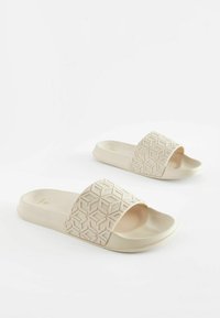Next EMBOSSED STANDARD - Badesandaler - beige