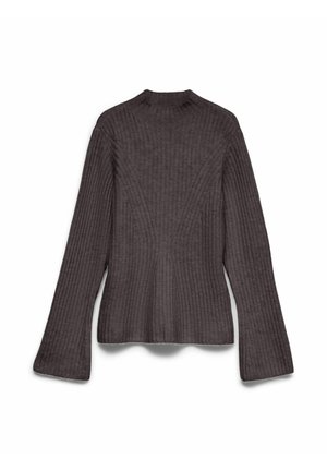 Vero Moda, KNITTED PULLOVER AWLINA KNITTED PULLOVER - Pullover - chocolate torte