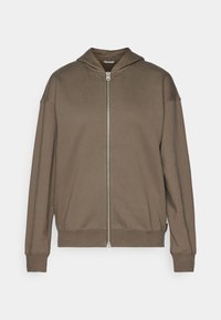 STUDIO OVERSIZED ZIP HOODIE - Mikina so zipsom - tarmac