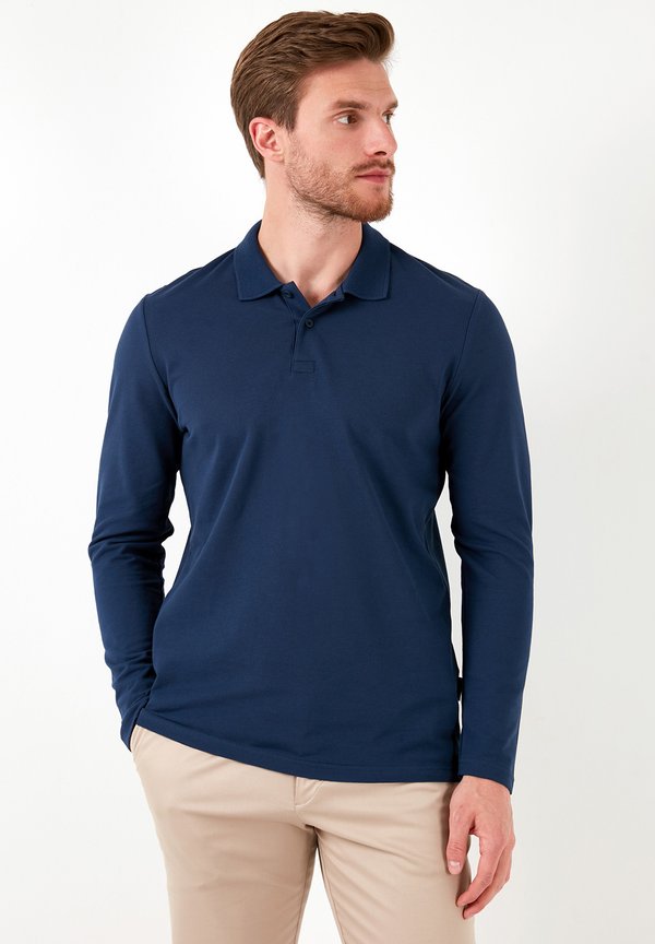 Langarmshirt - indigo