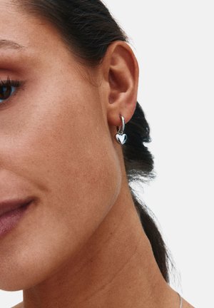 EDBLAD BARLEY HEART HOOPS - Uhani - steel