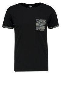 Urban Classics T-shirt print - dark camo